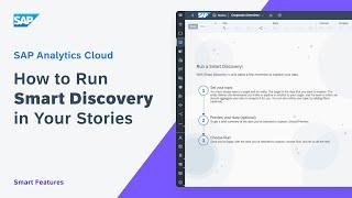 How to Run Smart Discovery in Your Stories: SAP Analytics Cloud