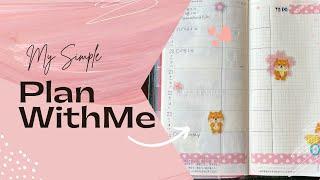 I’m back!! My simple plan with me in my Hobonichi Weeks