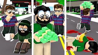 ROBLOX BROOKHAVEN HOMELESS PERSON to RICH to DEAD