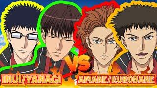 [1/1] Inui/Yanagi VS Amane/Kurobane , 乾貞治/柳蓮二 VS 天根ヒカル/黒羽春風 , テニスの王子様 最強チームを結成せよ Saikyou!