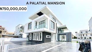 INSIDE THIS WORTHY 750 MILLION NAIRA 5 BEDROOM HOUSE