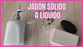 JABÓN LÍQUIDO con PASTILLA SÓLIDA #formula #jabon