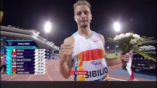 SIBILIO Gana en DOHA 400M Hurdles Men DIAMOND LEAGUE 2025