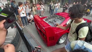 Ferrari F40 Cold Start, revs, & acceleration! My God What a Sound!