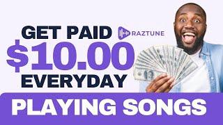 RAZTUNE REVIEW - Get Paid $10 Daily Listening to Music on RAZTUNE (LEGIT OR SCAM?) A MUST WATCH