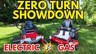 Gas vs Electric Zero Turn Mower Battle