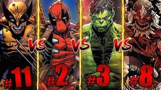 Who's Got the Best Healing Factor in Comics? | Ranking Healing Factors From Worst to Best!