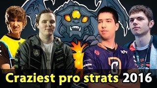 Craziest pro strats of 2016 — Dota 2