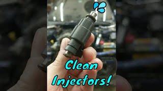 DIY Injector Cleaning In 60 Seconds! How To Test And Clean Fuel Injectors At Home #Shorts