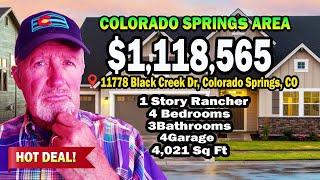 Beautiful New Home In Colorado Springs - Video Tour | 11778 Black Creek Dr, Colorado Springs, CO