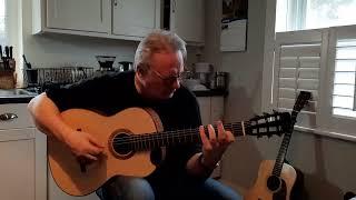 Tellier Guitars Quilt maple nylon string with with Tony McManus