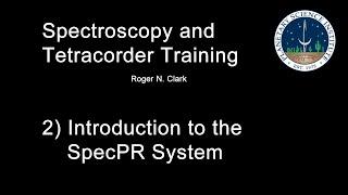 2) Introduction  to the SpecPR System