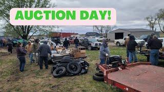 Abandoned Mechanic's Shop in a Kansas Ghost Town! Trucks, Tractors & more at auction!