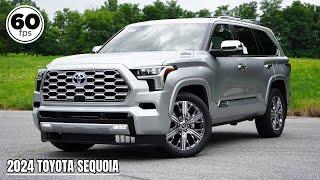 2024 Toyota Sequoia Review | Toyota's LARGE Luxury SUV!