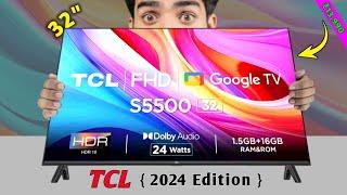 TCL 32 Inch FHD TV is Here  [2024 Model] and it will fit in Your Budget  TCl S5500 Review | Rs.13k