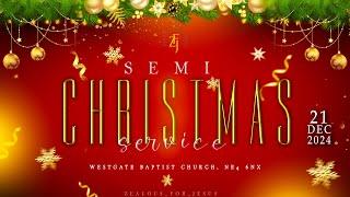 ZEALOUS FOR JESUS  SEMI_CHRISTMAS SERVICE |21 DEC 2024|  | Fellowship | Newcastle UK.