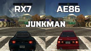 Mazda RX7 vs Toyota Corolla GTS - NFS MW Redux V3 - WHICH IS FASTEST ?