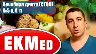 EKMed — Лечебная диета (СТОЛ) №5 а, б, п (Дополнение к диете №5)