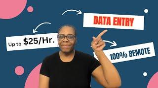 $25/Hour Entering Data & Documents | Work From Home Jobs 2024 | No Degree Required |USA and Canada