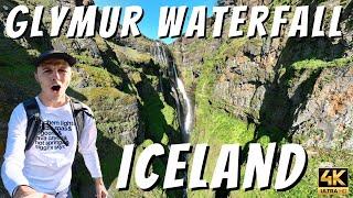 GLYMUR WATERFALL HIKE | 2nd Highest In Iceland, Cinematic 4K Drone Footage