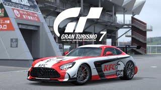 Gran Turismo 7 Scapes Photo Mode 7 - Mercedes-Benz AMG GT Black Series KFC Racing Edition (Custom)
