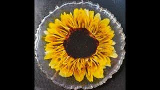 Sonnenblumen aus Epoxidharz  resin sunflower