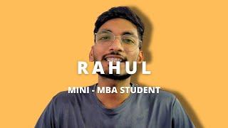 Rahul's Testimonial on IIENSTITU's Online Mini-MBA: European Access & Real-Life Insights