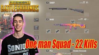 TGLTN |22 Kills| Top 1 Solo vs Squad (1 vs 4 - Miramar)