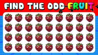 224 Puzzles for GENIUS | Find the ODD One Out - Fruit Halloween EditionEasy, Medium, Hard Levels