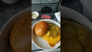 Have you had a ️Delta Burger ?!?! #shortvideo #shorts #short #burger #airplane #airplanefood