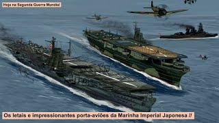 Os letais e impressionantes porta-aviões da Marinha Imperial Japonesa