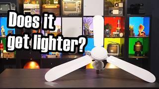 How much thrust does a ceiling fan produce?