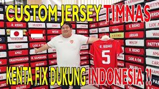 INDONESIA VS JEPANGKENTA DUKUNG TIMNAS, SAMPAI BELI JERSEYNYA‼️