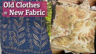 Thrift Store Haul - Junk Journals Supplies - How I Process Clothes into Fabric