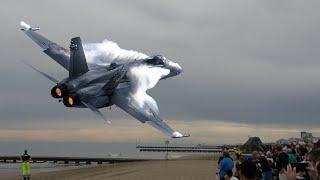 [4K] Italian greatest Airshow (extreme) at Jesolo 2024! F35, Eurofighter, Rafale, F-18