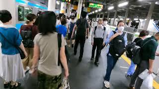 Nippori Station JK32 | JR Keihin Tohoku Line Walks | Tokyo Destination | Japan 4K