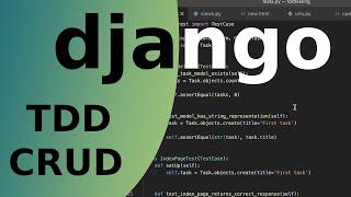 Learn Django TDD - Test Driven Development - CRUD