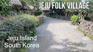 제주민속촌 Jeju Folk Village In Jeju Island Korea 4K