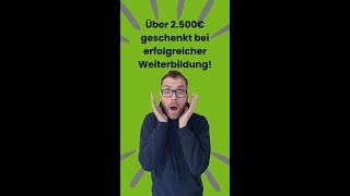 Spare über 2.500€ bei deiner Weiterbildung mit uns!