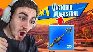 FORTNITE Pero SOLO USO EL NUEVO ARPÓN (Arma ROTÍSIMA)