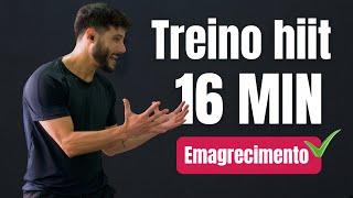 TREINO HIIT INTENSO DE 16 MIN - TODO EM PÉ - Corpo inteiro, sem equipamentos, sem repetições