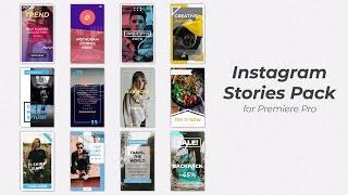 Instagram Stories Pack Premiere Pro Templates