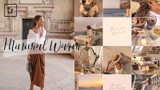 Minimal Warm Lightroom Preset Download