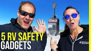 TOP 5 RV SAFETY ACCESSORIES FOR RV LIVING (MUST HAVE Camping Gadgets)