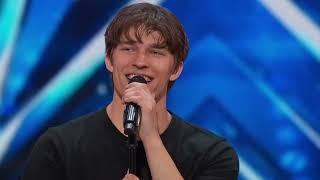 Crooner Vibe? Alex Sampson Sings Original Song, "Pretty Baby" | Auditions | AGT 2024