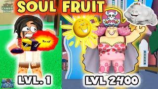 Noob to Max Using Mythical Soul Fruit in Bloxfruits