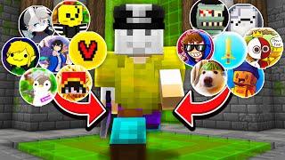 I Let 14 YouTubers Randomize My Dungeons Setup *with a twist*... (Hypixel Skyblock)