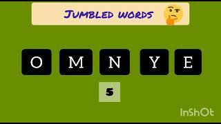 #2 Jumbled word game|word game.scrambled word game. #spelling #wordgames #braingames #puzzle