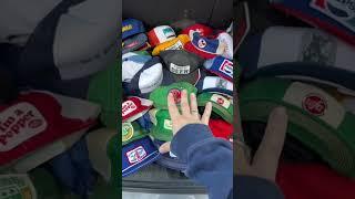 Crazy Vintage SnapBack Haul!! #shorts #shortsvideo #youtubeshorts #vintage #thrifting  #thrift