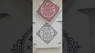 A complicated but beautiful logo stamp #branding #logo #logodesign #rubberstamp #packaging